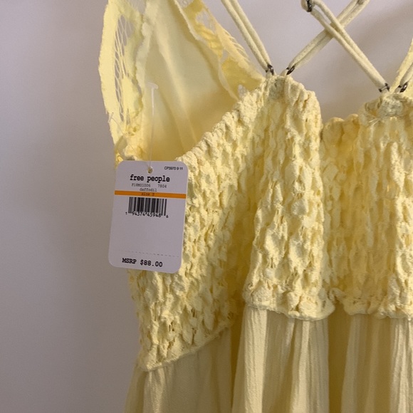 NWT Free People Adela Dress in Daffodil Size small - Picture 6 of 6